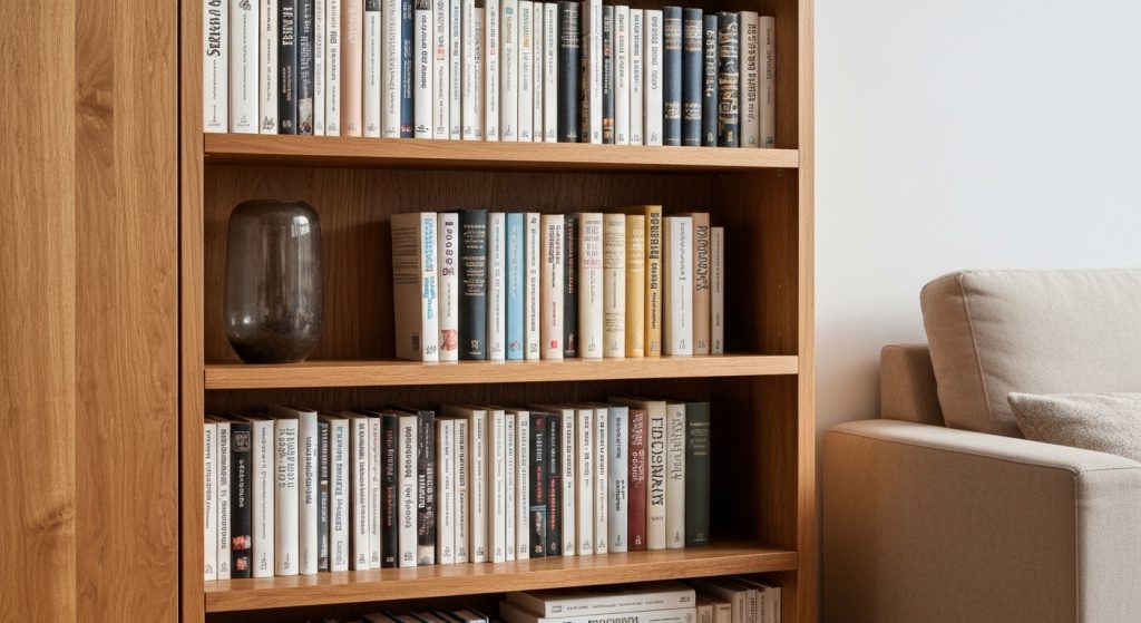 bibliothèque bois massif sur mesure Gard Hérault - Menuiserie Concept Agencement Bois du Sud